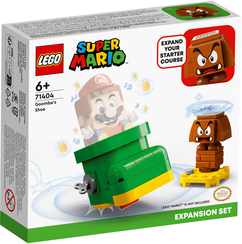 71404 LEGO® Super Mario Gumbas zābaka paplašinājuma maršruts, с 6+ лет, NEW 2022! (Maksas piegāde eur 3.99)