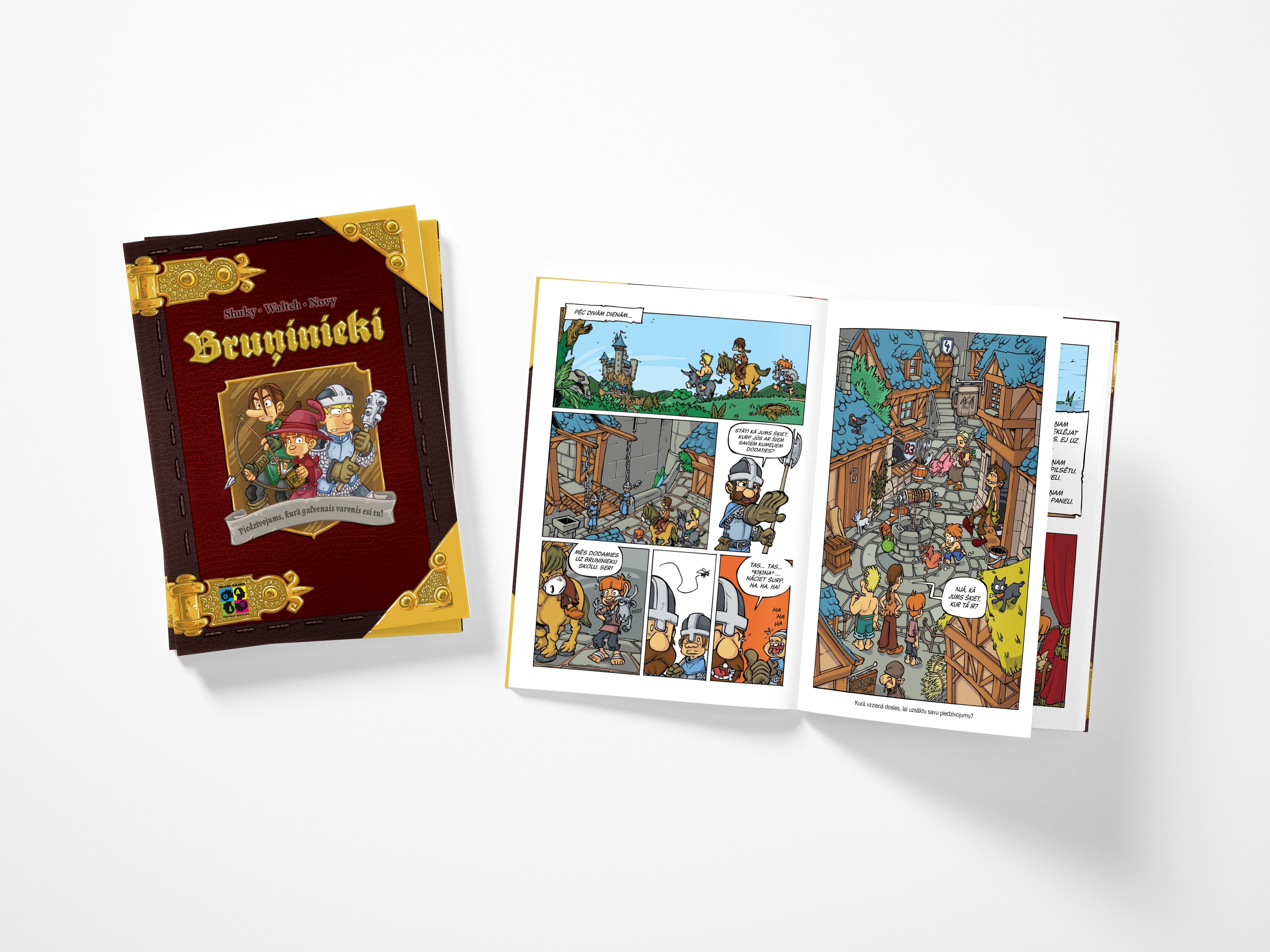 Piedzīvojumu un uzdevumu grāmata/komikss 