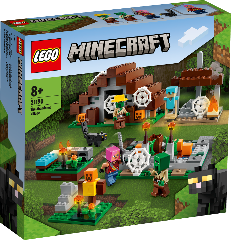 21190 LEGO® Minecraft Pamestais ciems, no 8+ gadiem, NEW 2022! (Maksas piegāde eur 3.99)