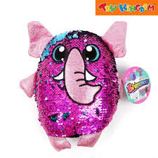 Shimmeez Mīkstā rotaļlieta- spilvens ar gliteriem Zilonītis 21cm