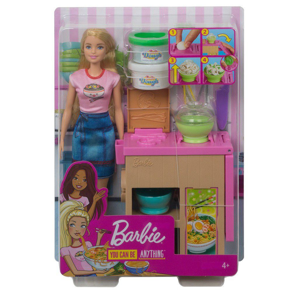 Barbie Lelle Bārbija -profesija- Pastas meistare ar plastilīnu no 4 gadiem GHK43