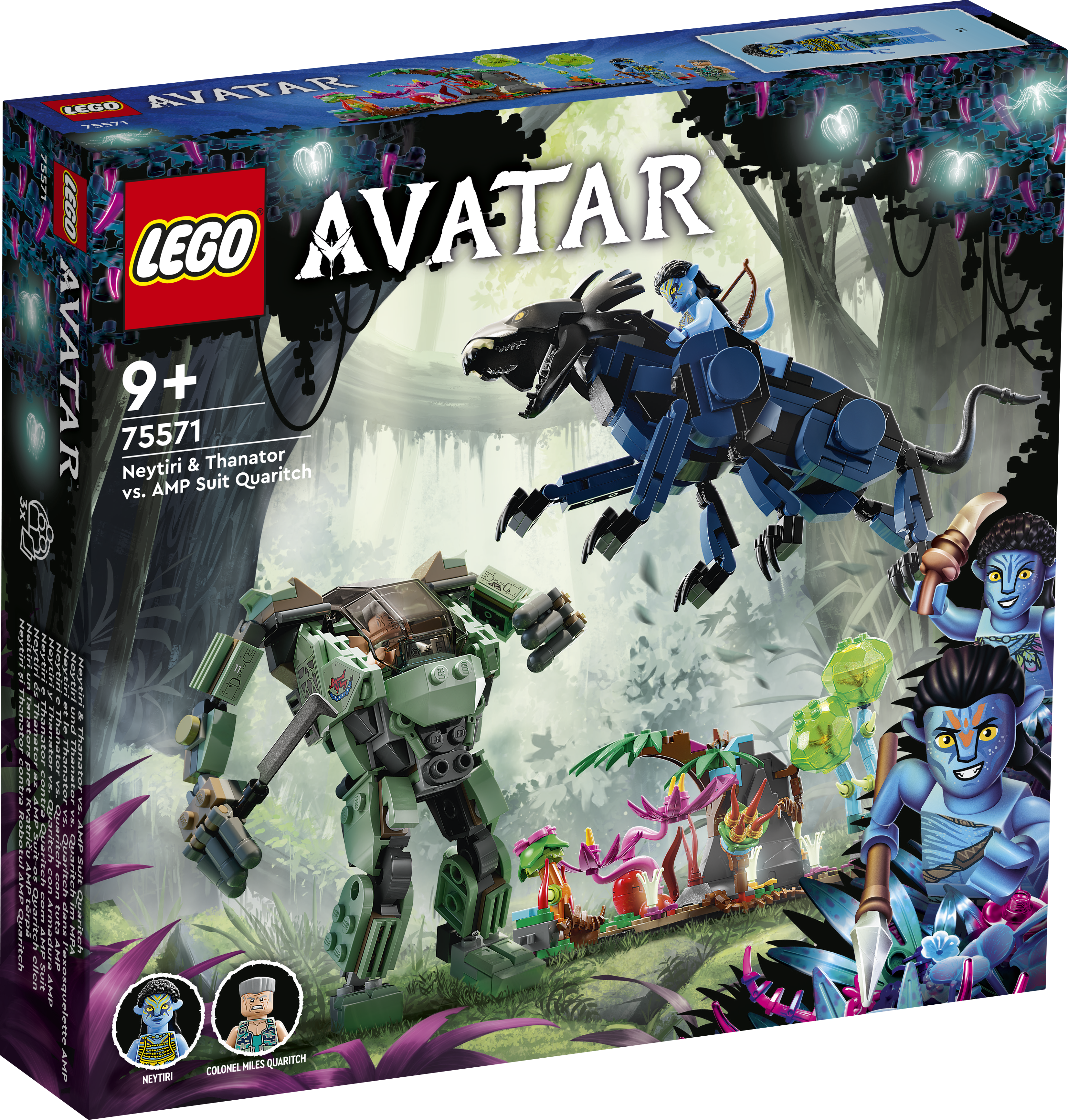 75571 LEGO® Avatar Neitiri un Tanators pret Kvatriču AMP tērpā,no 9+ gadiem, NEW 2022! (Maksas piegāde eur 3.99)