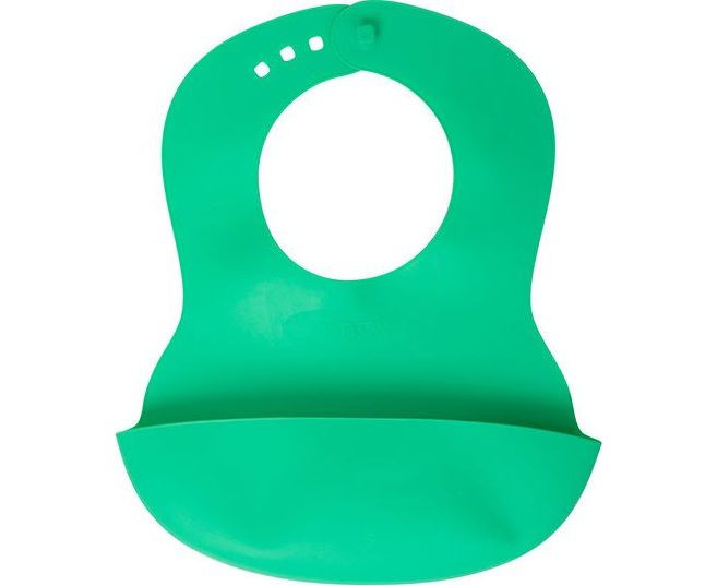Britton Silikona lacīte /priekšautiņš no 6 mēn., 1 gb. Koši zaļa