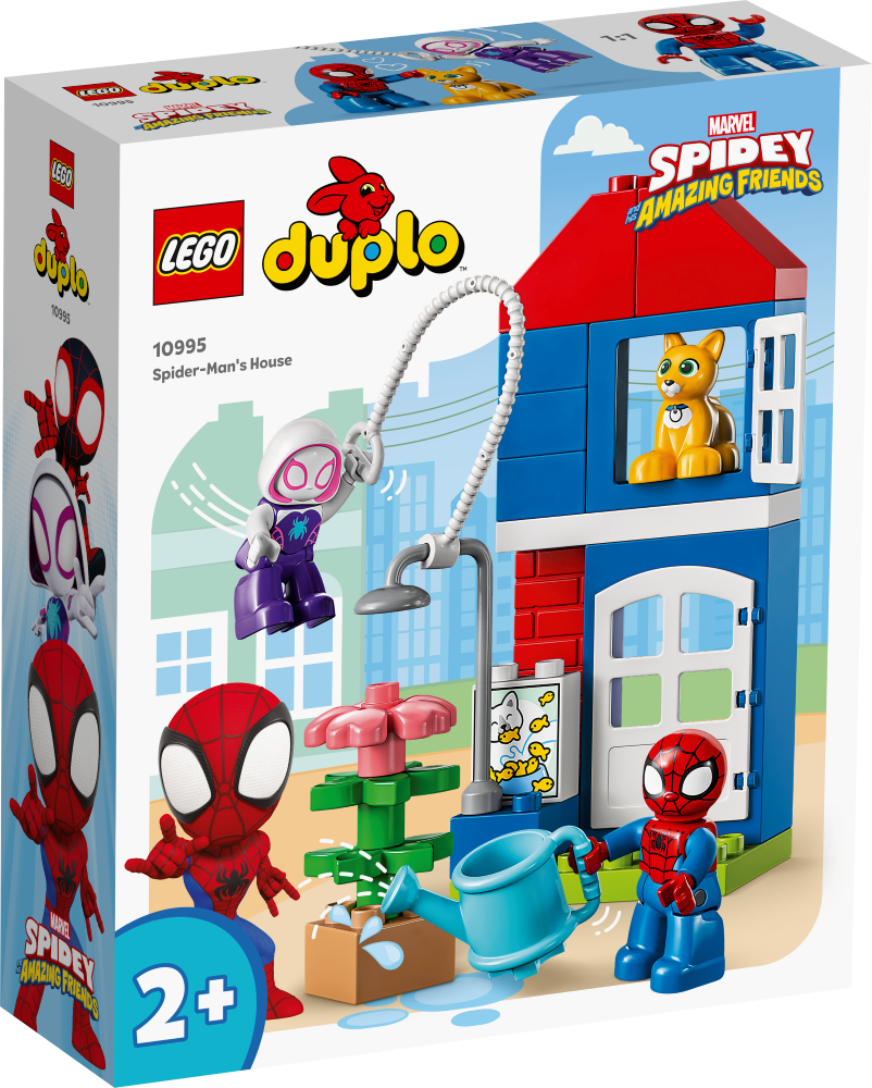 10995 LEGO® DUPLO Zirnekļcilvēka māja, no 2+ gadiem, NEW 2023!