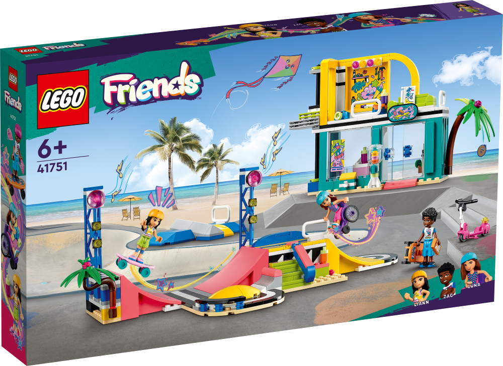 41751 LEGO® Friends Skeitparks, no 6+ gadiem, NEW 2023!