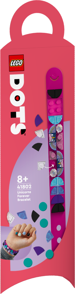 41802 LEGO® DOTS Aproce: vienradži uz mūžu, no 8+ gadiem, NEW 2023!