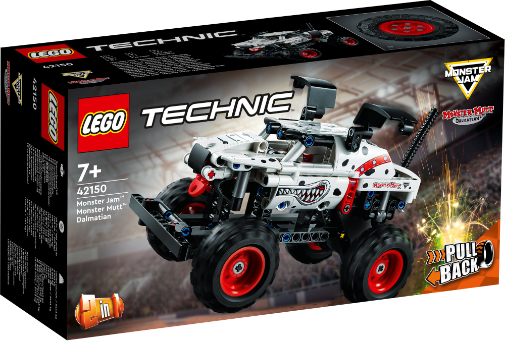 42150 LEGO® Technic Monster Jam™ Monster Mutt™ Dalmatian, с 7+ лет, NEW 2023!