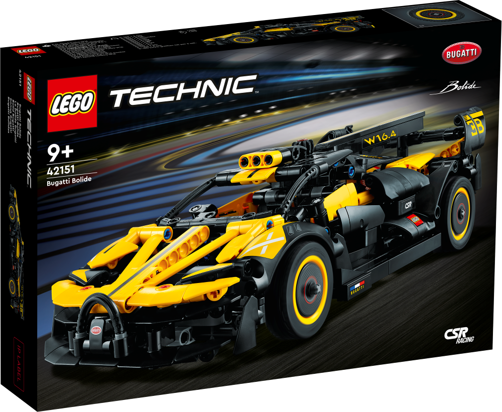 42151 LEGO® Technic Bugatti Bolide, no 9+ gadiem, NEW 2023!