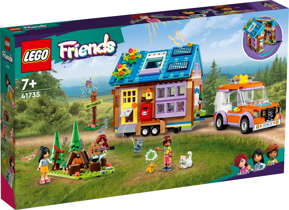 41735 LEGO® Friends Pārvadājams mazais namiņš, no 7+ gadiem, NEW 2023!