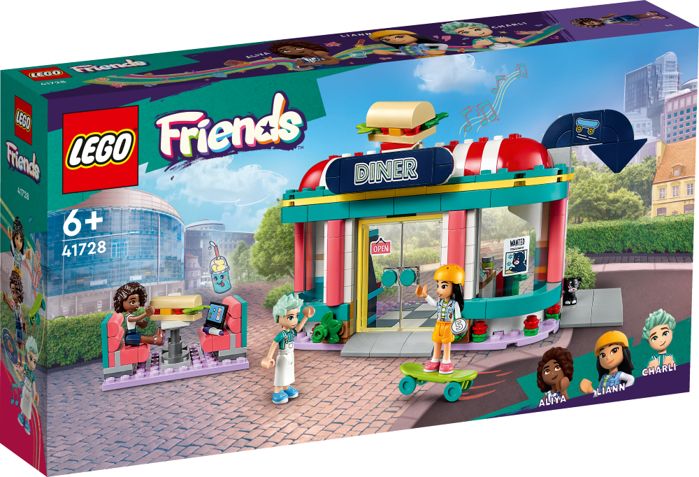 41728 LEGO® Friends Ресторанчик в центре Хартлейк Сити, с 6+ лет, NEW 2023!