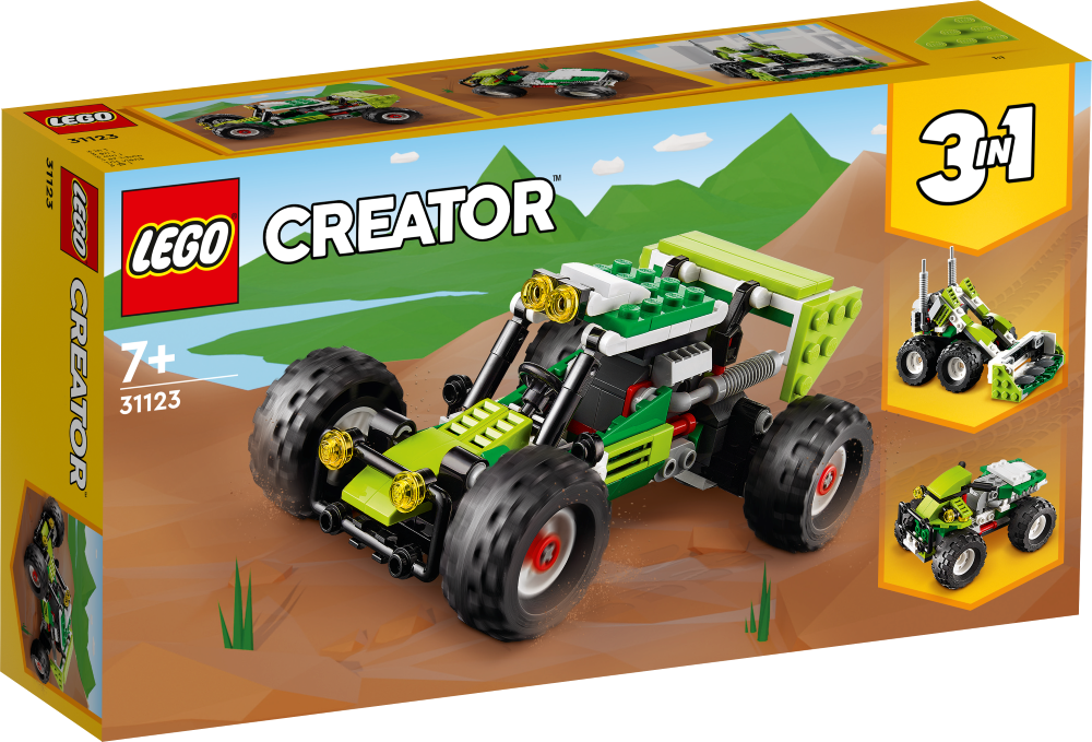 31123 LEGO® Creator Bezceļu bagijs, no 7+ gadiem, NEW 2023!