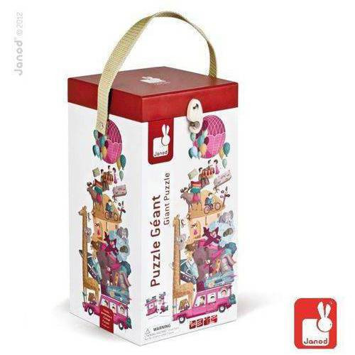 Janod grīdas puzle skaistā kārbā 53-116cm