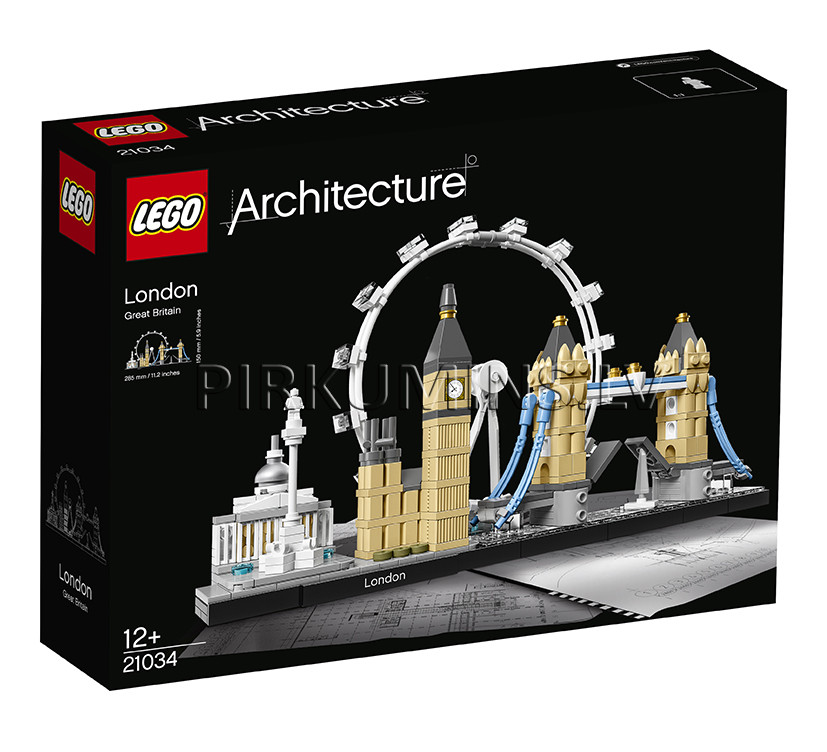 21034 LEGO® Architecture Лондон, c 12 лет NEW 2018! (Maksas piegāde eur 3.99)