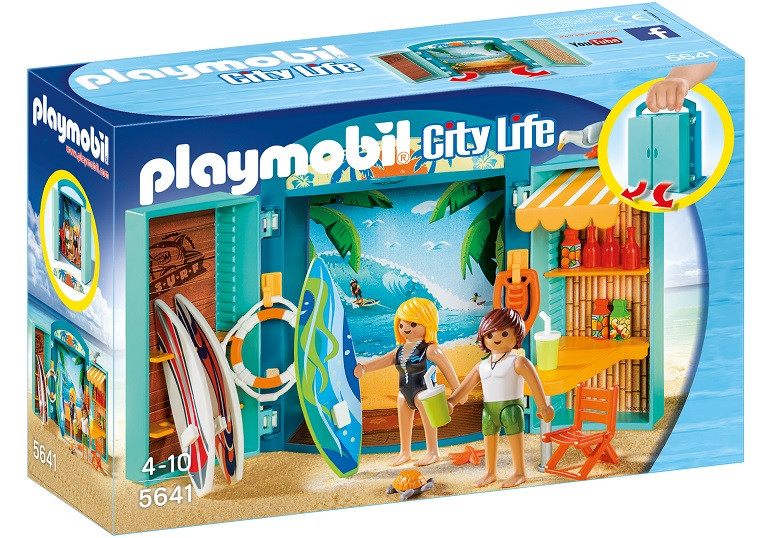 5641 PLAYMOBIL® City Life Sērfotāju veikals, no 4+