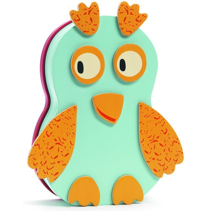 DJ03085 Djeco Koka magnētiņi metāla kārbā - Animo, no 2 gadu vecuma