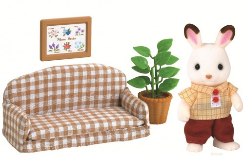 Sylvanian Families Trušu tēvs un dīvāns 5013