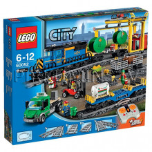 60052 LEGO City Kravas vilciens, no 6 līdz 12 gadiem