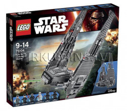 75104 LEGO Star Wars Kylo Ren's Commander Shuttle, no 9 līdz 14 gadiem