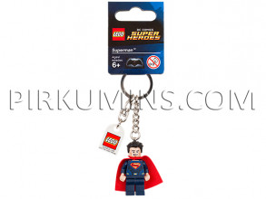 853590 LEGO® Key Chains DC Comics Super Heroes Superman™ Keyring, LEGO atslēgu piekariņš, c 6+ лет NEW 2018!
