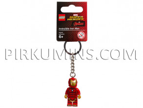 853706 LEGO® Key Chains Marvel Super Heroes Invincible Iron Man Key Chain, LEGO atslēgu piekariņš, no 6+ gadiem NEW 2018!