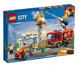 60214 LEGO® City Ugunsgrēks burgeru kafejnīcā, no 5+ gadiem NEW 2019!