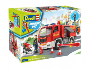 Revell Junior Kit 00819 Ugunsdzēsēju mašīna ar figūriņu 4+, Saskrūvē!