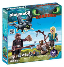 70040 PLAYMOBIL® Dragons Hiccup and Astrid playset, no 4+