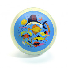 DJ00161 DJECO Rotaļu bumba - zivis (22 cm)