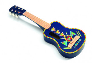DJ06024 DJECO гитара с 6 металлическими струнами - 65 см