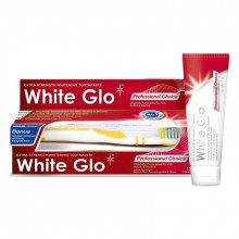 Austrālijas White Glo zobu pasta Profesionālā izvēle, 150g + dāvanā zobu birste