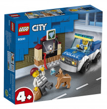60241 LEGO® City Полицейский отряд с собакой, c 4+ лет NEW 2020! (Maksas piegāde eur 3.99)