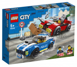 60242 LEGO® City Арест на шоссе, c 5+ лет NEW 2020! (Maksas piegāde eur 3.99)