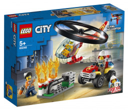 60248 LEGO® City Ātrās reaģēšanas ugunsdzēsēju helikopters no 5gadiem