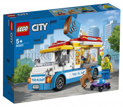 60253 LEGO® City Грузовик мороженщика, c 5+ лет NEW 2020! (Maksas piegāde eur 3.99)