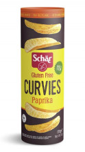 Schar Curvies Paprika kartupeļu čipsi ar paprikas garšu, bez glutēna, 170g