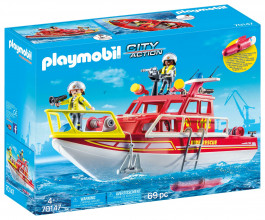 70147 PLAYMOBIL® City Action Ugunsdzēsēju laiva, no 4+