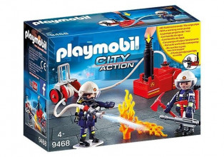 9468 PLAYMOBIL® City Action Ugunsdzēsēji ar ūdens sūkni, no 4+