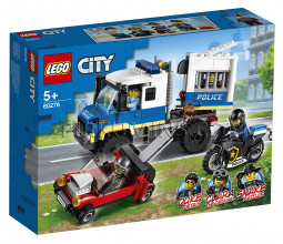 60276 LEGO® City Транспорт для перевозки преступников, c 5+, 2021! (Maksas piegāde eur 3.99)