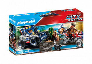 70570 PLAYMOBIL® City Action Policits ar laupītāju, no 4+ gadiem NEW 2021!