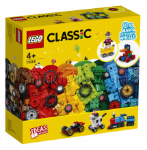 11014 LEGO® Classic Klucīši un riteņi, no 4+ gadiem NEW 2021!(Maksas piegāde eur 3.99)