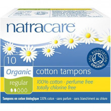 NATRACARE Regular tamponi, iepak. 10 gab.