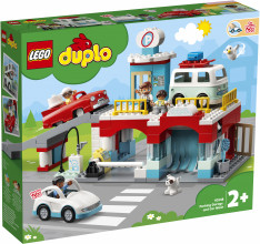 10948 LEGO® DUPLO Autostāvvieta un automazgātava, no 2+ gadiem (Maksas piegāde eur 3.99)