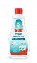 NUK koncentrāts mazgāšanas līdzekļa pudelītēm, knupjiem, šķīvīšiem un piena pumpja detaļām uzpildīšanai. 500 ml SI13