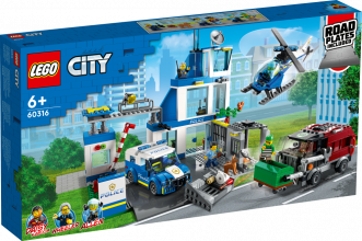 60316 LEGO® City Полицейский участок, c 6+ лет, NEW 2022! (Maksas piegāde eur 3.99)