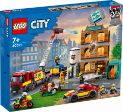 60321 LEGO® City Ugunsdzēsēju brigāde, 7+ gadiem, NEW 2022!(Maksas piegāde eur 3.99)