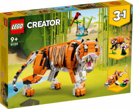 31129 LEGO® Creator Majestātiskais tīģeris, no 9+ gadiem NEW 2022! (Maksas piegāde eur 3.99)