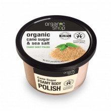 Organic Shop organisks ķermeņa pulētājs ar niedru cukuru Cane Sugar, 250ml