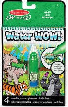 Melissa & Doug krāsojamā grāmata ar ūdens otiņu Džungļi 40176