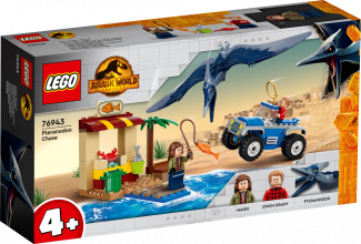 76943 LEGO® Jurassic World Погоня за птеранодоном, с 4+ лет, NEW 2022! (Maksas piegāde eur 3.99)