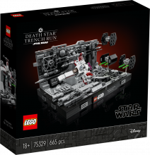 75329 LEGO® Star Wars Diorāma: Death Star™ Trench Run, с 18+ лет, NEW 2022! (Maksas piegāde eur 3.99)